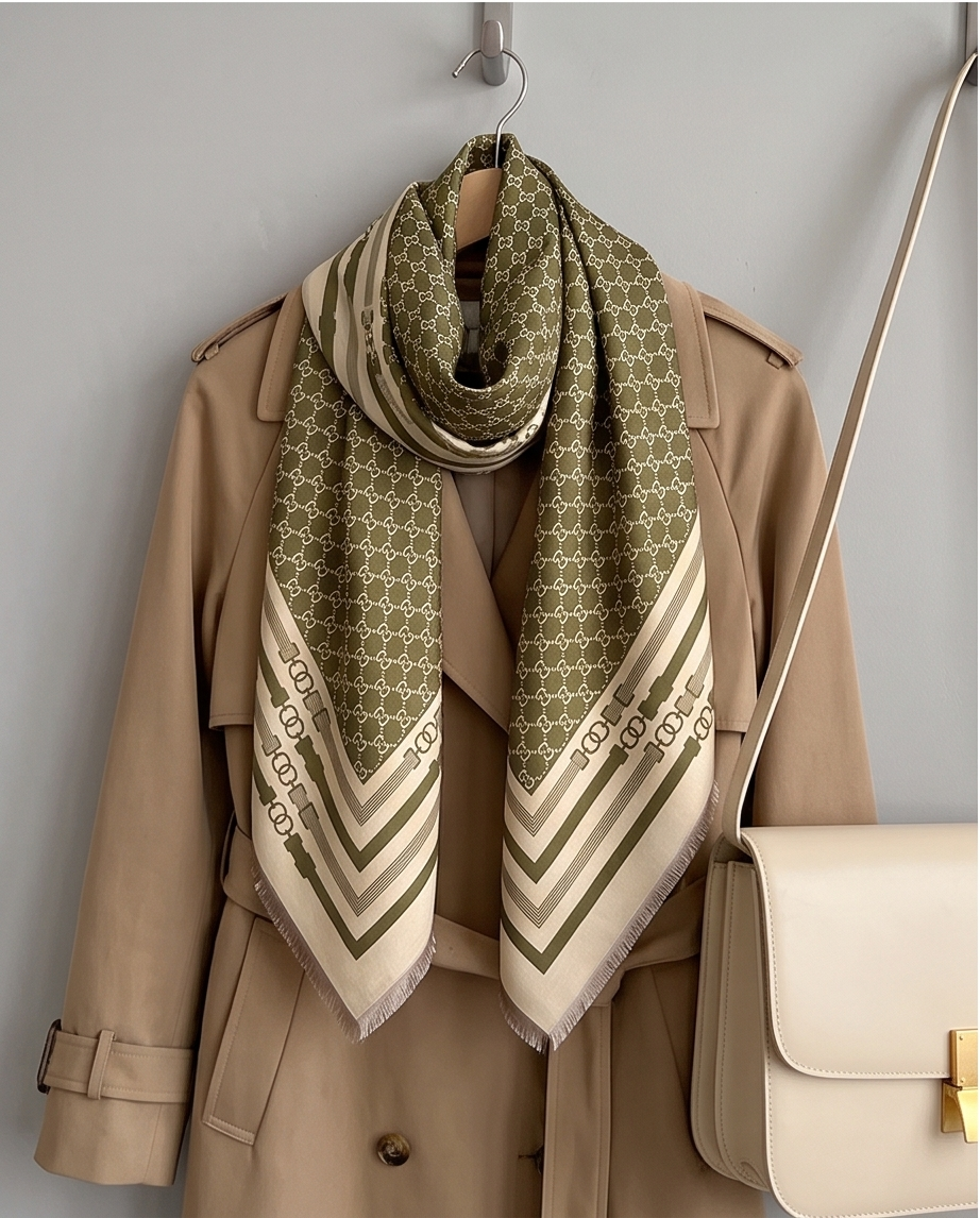 Double-Sided Cashmere Feel Scarf For Women - Elegant & Versatile